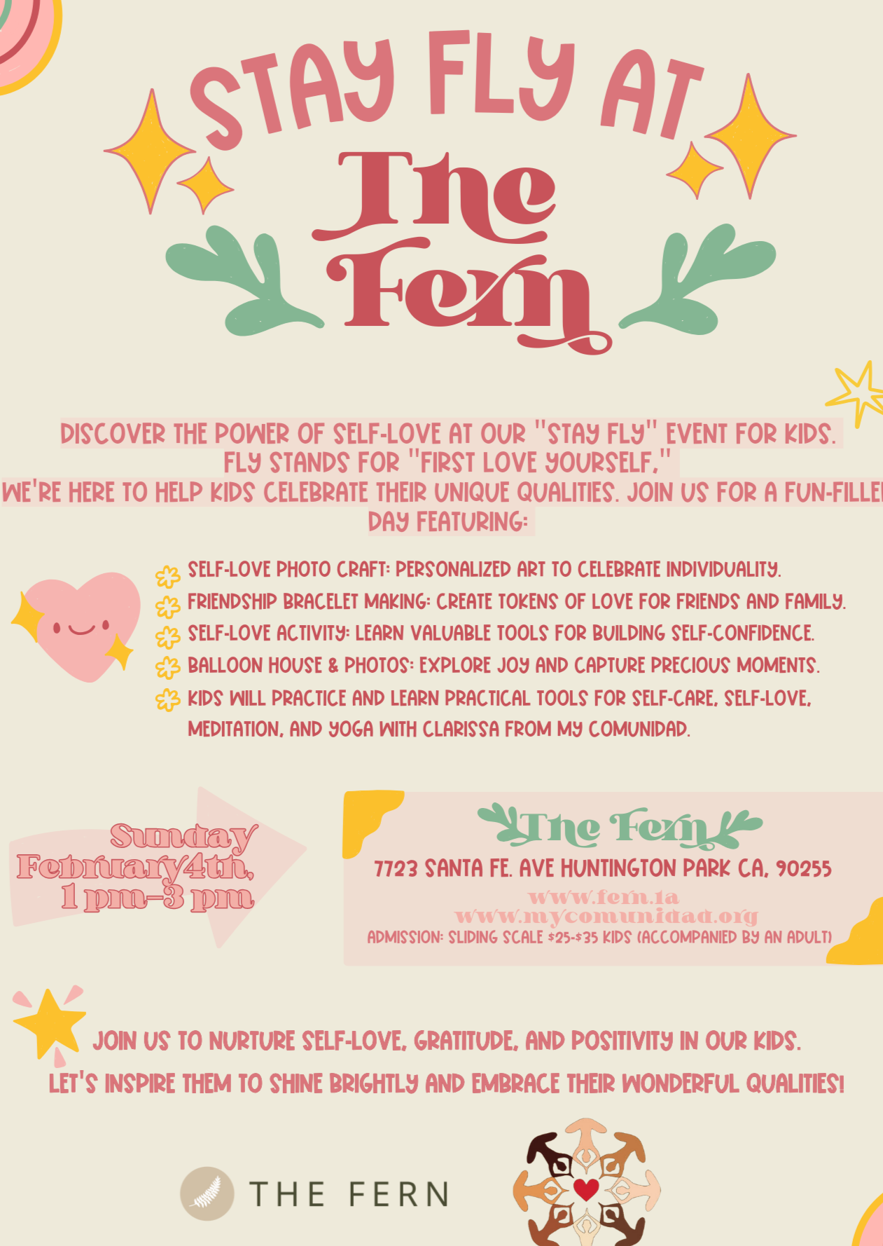 Stay Fly Event - Celebrating Self-Love for Kids