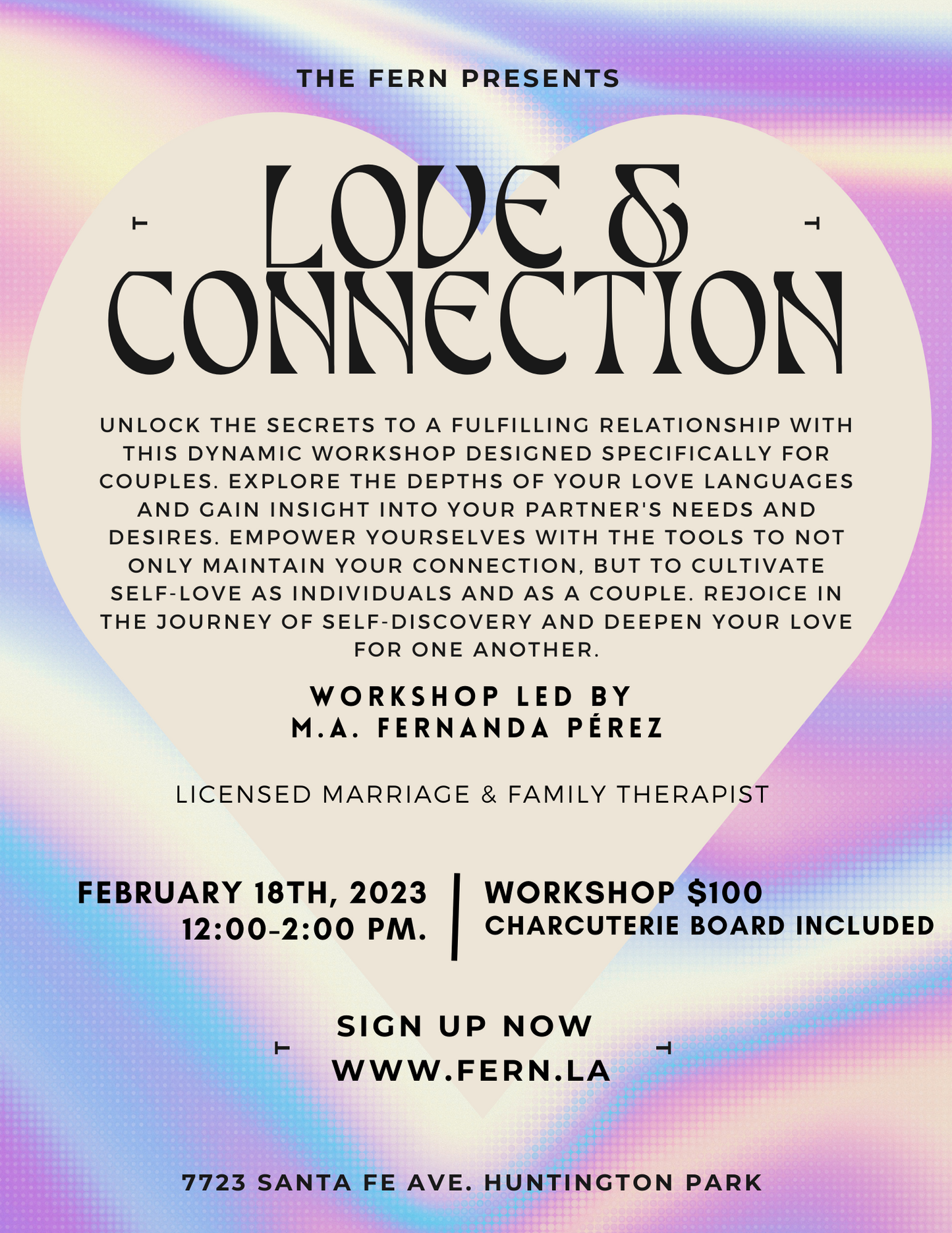 Boleto Love & Connection - 18 de febrero de 2023