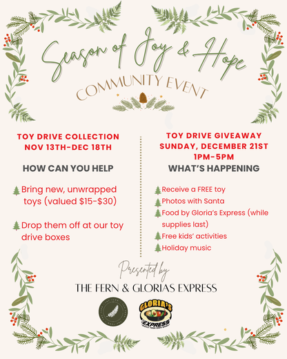 Holiday Toy Drive at The Fern